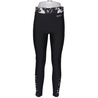 Blacc, Sportleggings, Größe: L, Schwarz/Weiß, Elasthan/Polyester, Sonstiges #AGb