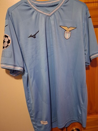 S.S. Lazio 2023/24 Home Soccer Jersey Mizuno 50th Anniversary 