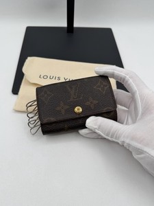 Louis Vuitton Monogram Compact leather Key Organizer Mens Wallet
