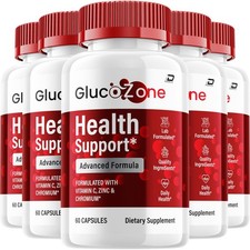 (5 Pack) Glucozone Capsules – Gluco Zone All Natural Glycogen Support