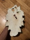 Vintage Chalkware Hanging Fruit Wall Plaque  — photo 3