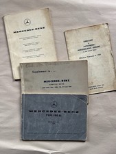 Collection Of 1959 Factory Mercedes Benz 190 Sl Literature. Parts Catalog C
