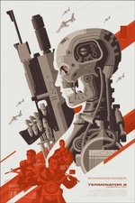 TERMINATOR 2 JUDGEMENT DAY by Tom Whalen Movie Poster Print Mondo Art HQ 24x36