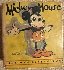 MICKEY MOUSE BIG LITTLE BOOK Steamboat Willie Cover First Signature Edition 1933