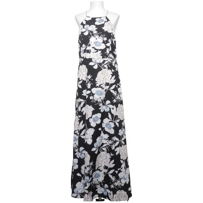 Anself, Maxikleid, Größe: XL, Schwarz/Weiß/Blau/Mehrfarbig, Polyester #cbn