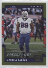 2017 Panini Donruss Press Proof Gold 3/50 Marcell Dareus #88 03rx