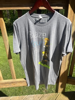 Salesforce Mens Trailblazer Shirt XL Blaze Your Tail  Appy, Astro Indy