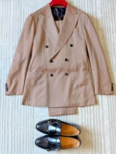 Stunning Spier & Mackay Double Breasted Solaro Suit Slim 38 