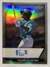 2026 LEAF METAL BASEBALL FELNIN CELESTEN #4/10 SILVER PRISMATIC AUTO CARD #BA-FC