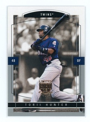 TORII HUNTER 2004 SkyBox Limited Edition #48 Minnesota Twins