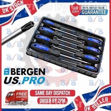 US PRO 8PC TORX TX STAR TAMPER PROOF SCREWDRIVER SET T8-T40 CR-V MAGNETIC HEAD
