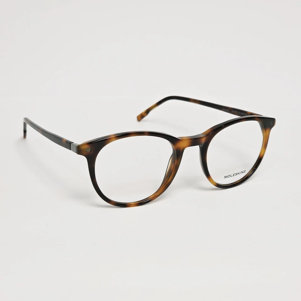 Gafas redondas ultraligeras unisex Moleskine MO1190 en tortuga | 49 mm Foto 3 de 4