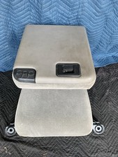 Ford Super Duty F250 F350 Center Jump Seat Console Armrest Folding Gray 99 - 07
