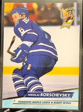 1992-93 Fleer Ultra Nikolai Borschevsky #418 Toronto Maple Leafs