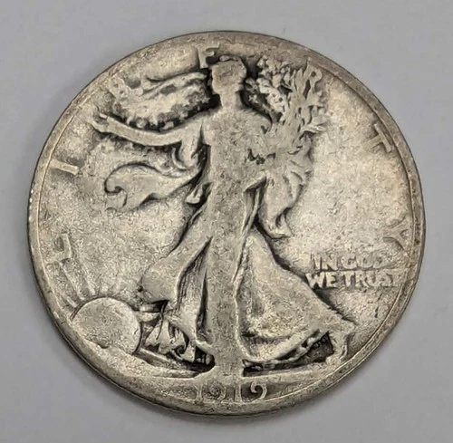 1919 Walking Liberty Half Dollar US Coin