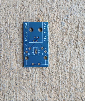 Amiga 2000 to Amiga 1000 keyboard adapter PCB only