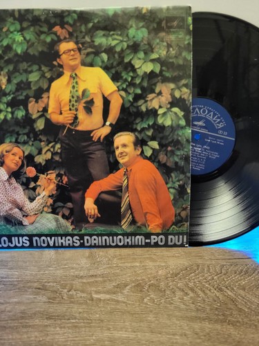 MINT LITHUANIAN VINYL mikalojus novikas dainuokim po du WITH ORIGINAL INSERT - Picture 1 of 8