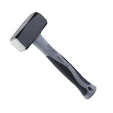 RUTHE Martello mazza con manico in fibra di vetro, 1.250 g | Mazza da fabbro in 