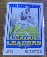 Kerby Joseph 2025 Panini Score League Leaders #7 Detroit Lions