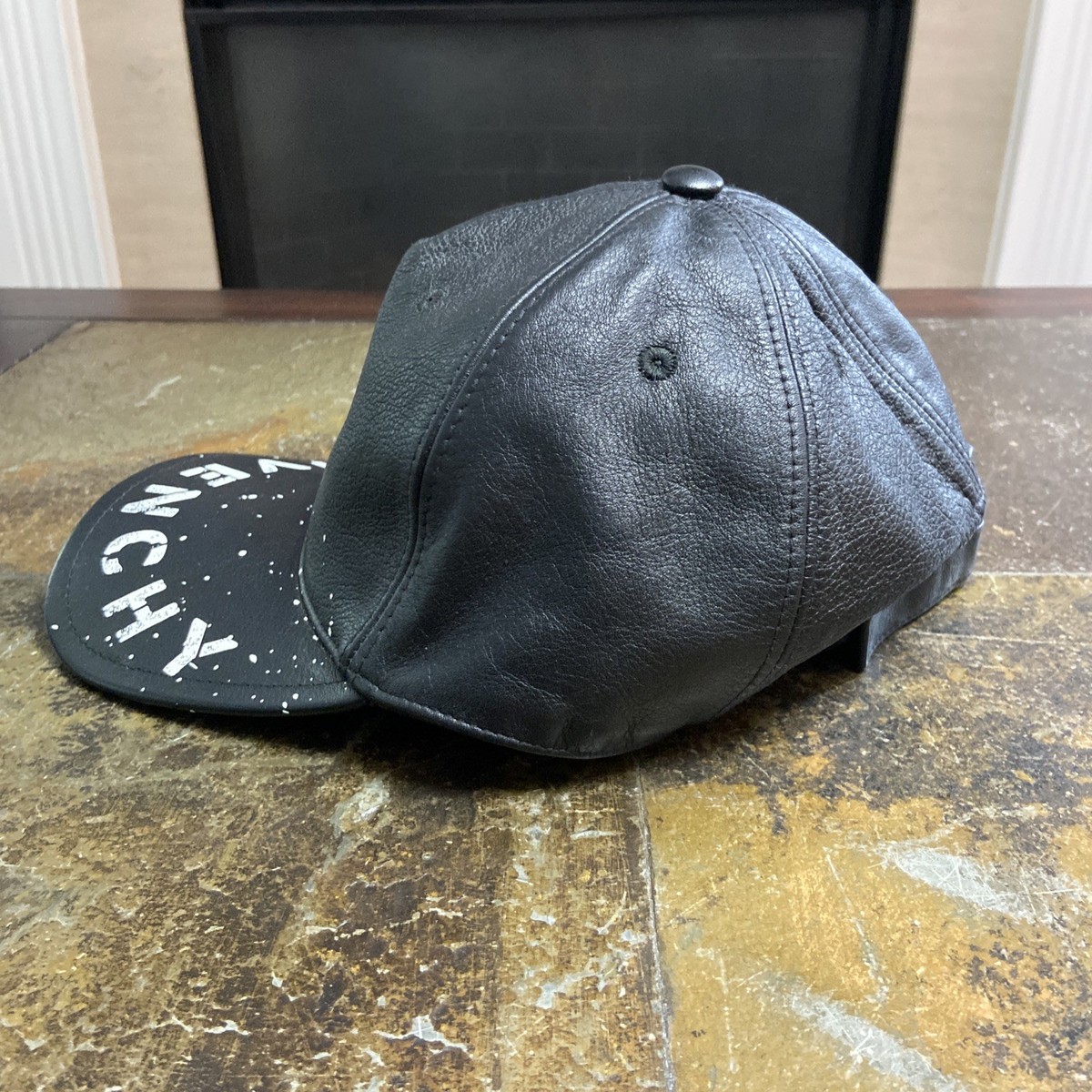 Givenchy Paris Leather Baseball Hat Cap Vintage Made In Italy | eBay