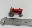 Vintage Lesney Matchbox Red Massey Harris  Tractor