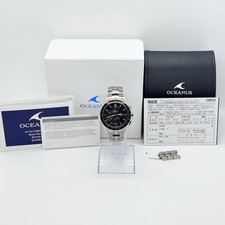 CASIO Watch OCEANUS OCW-S7000 Silver Black Tough Solar 43mm Men's w/Box,Warranty