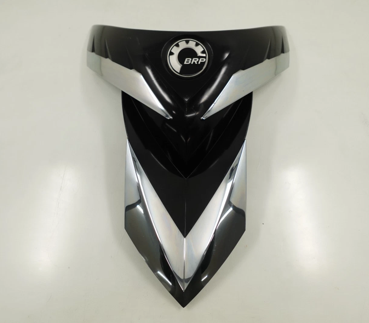 GOOD 2005-2009 Sea-Doo RXT & RXT-X OEM Hood Fascia & Deflectors (Black / Chrome)