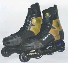 Bauer BIAX X30 Inline Skates Rollerblades Hockey Skates Men's Size 10/10.5