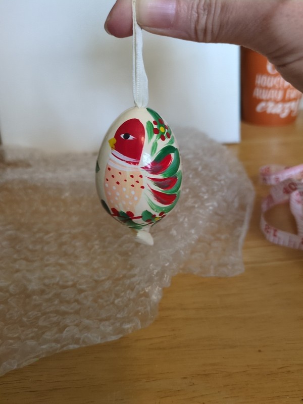 traditional hand-painted Hungarian Easter egg ornament