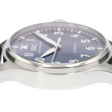 IWC BIG PILOT WATCH IW329303 43mm SS Leather Navy Automatic Date #C098 4