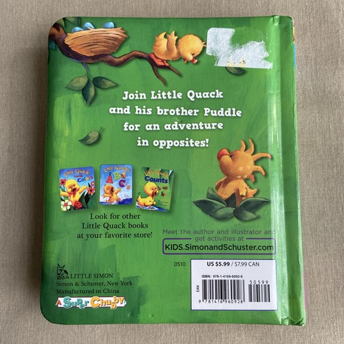 Little Quack's ABC's & Opposites Lot (x2 Picture Board Book Set) Pre-K Toddler + - Picture 4 of 12