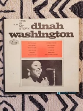 Dinah Washington ‎– "This Is My Story" LP Mercury ‎–MG20788  - Deep Groove- Nice