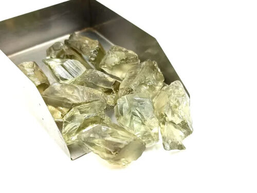 Pietra ametista verde grezza pietra grezza naturale per meditazione creazione gioielli - Foto 3 di 6