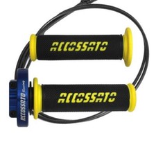 Comando gas rapido Accossato blu manopole GR006 oro Suzuki GSXR1000 2017-2019