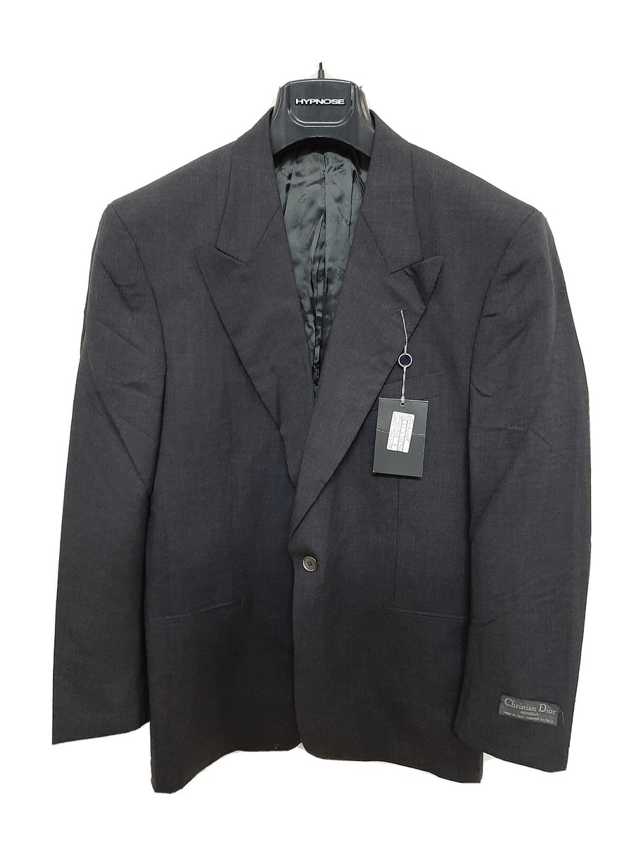 Cristian dior giacca elegante giubbotto jacket uomo men tg 50