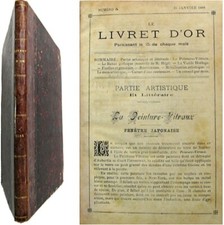 RARE - Le Livret d'or 1er semestre 1889 arts décoratifs loisirs créatifs divers
