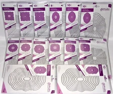 Gemini Fancy Nesting Dies Circle Rectangle Square Oval Crafter's Companion UPick