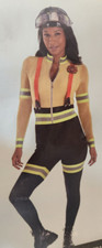 Sexy Jumpsuit FIrefighter Popiere Bombera 2PC Catsuit LARGE 10 -12 NEW