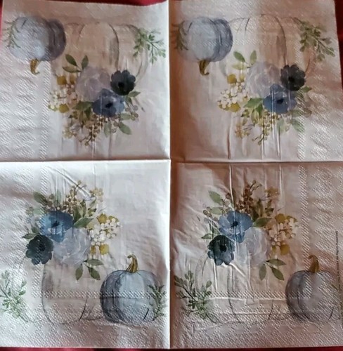 Set Of 17 Thanksgiving Napkins. Fall Decor, Thanksgiving. Decoupage Napkins - Picture 6 of 18