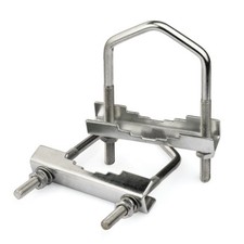 4 Pack TV Antenna U-Bolt Outdoor Clamp Mount To Mast Pole V-Bolts Aerial Antenna