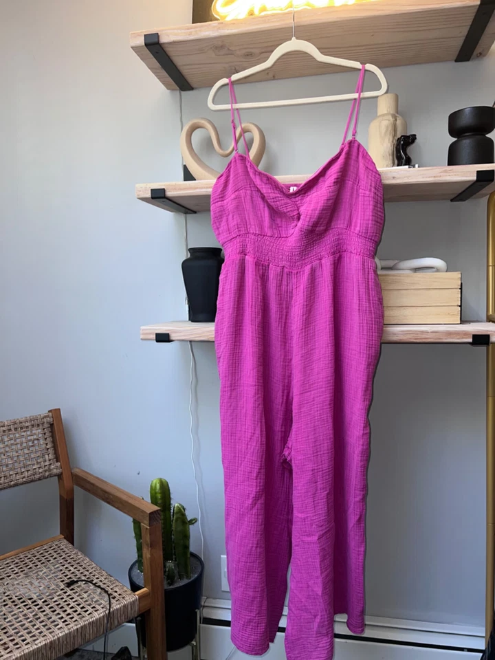 Anthropologie | Mono The Bethany Pants, sin mangas y cintura ajustada, talla 3X Foto 2 de 4