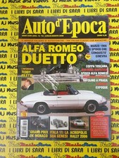 Rivista AUTO D'EPOCA anno XXIII n.7-8 luglio-agosto 2006 ALFA ROMEO DUETTO (AM6)