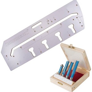 900mm Kitchen Worktop Router Jig Cutters Bit Set Guide Pins