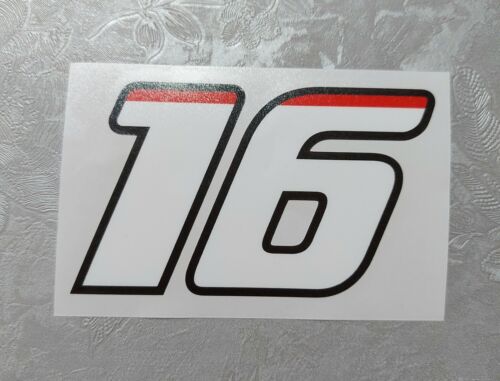 ADESIVO CHARLES LECLERC 16 FERRARI/CHARLES LECLERC 16 FERRARI STICKER