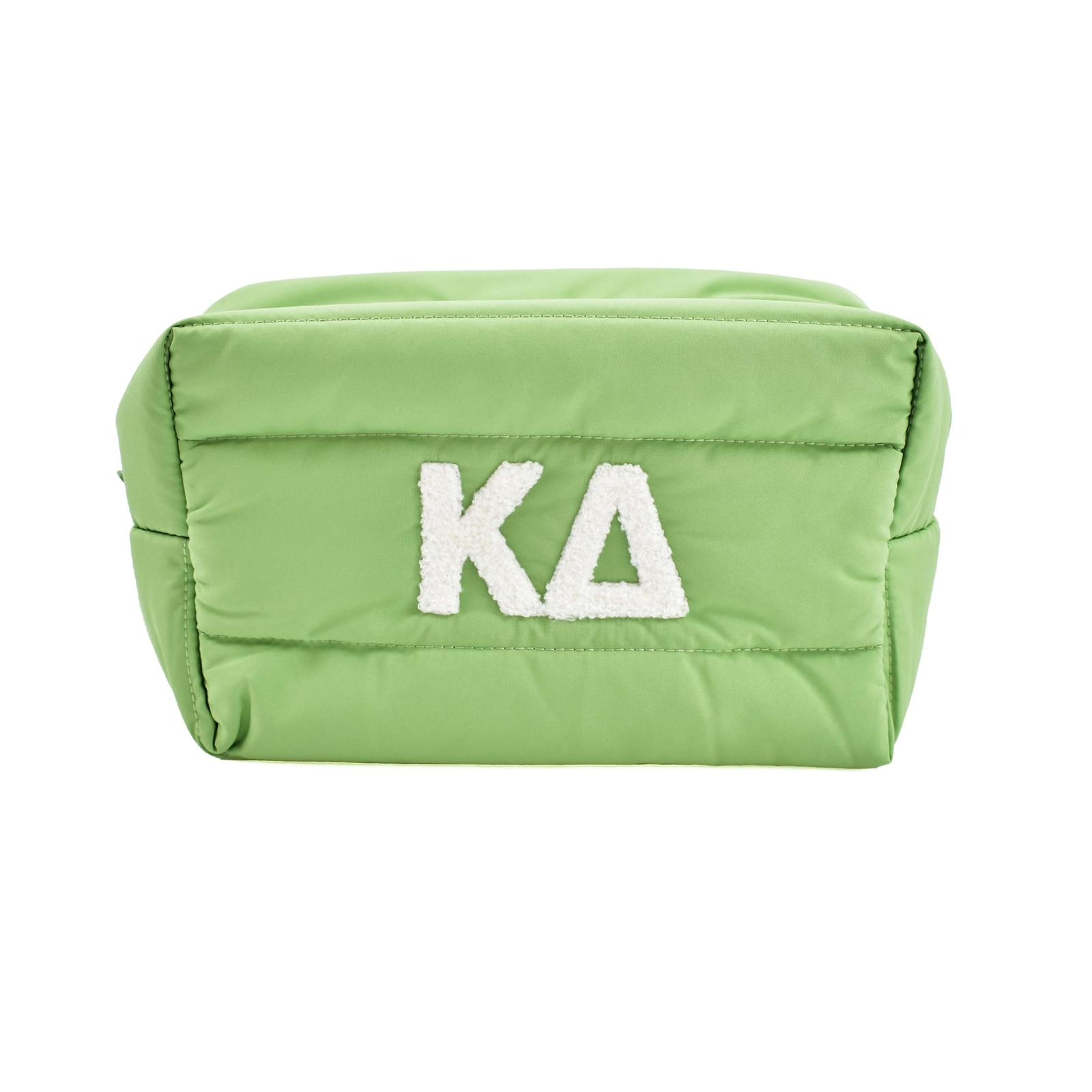 Sorority Shop Kappa Delta Makeup Bag - Puffer Style with Sorority Letters, Tr...
