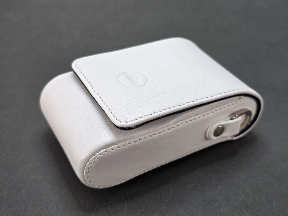 🌸[Unused] Leica 18699 Genuine Leather Camera Case White for C-LUX 2 From JAPAN - Image 2 of 4