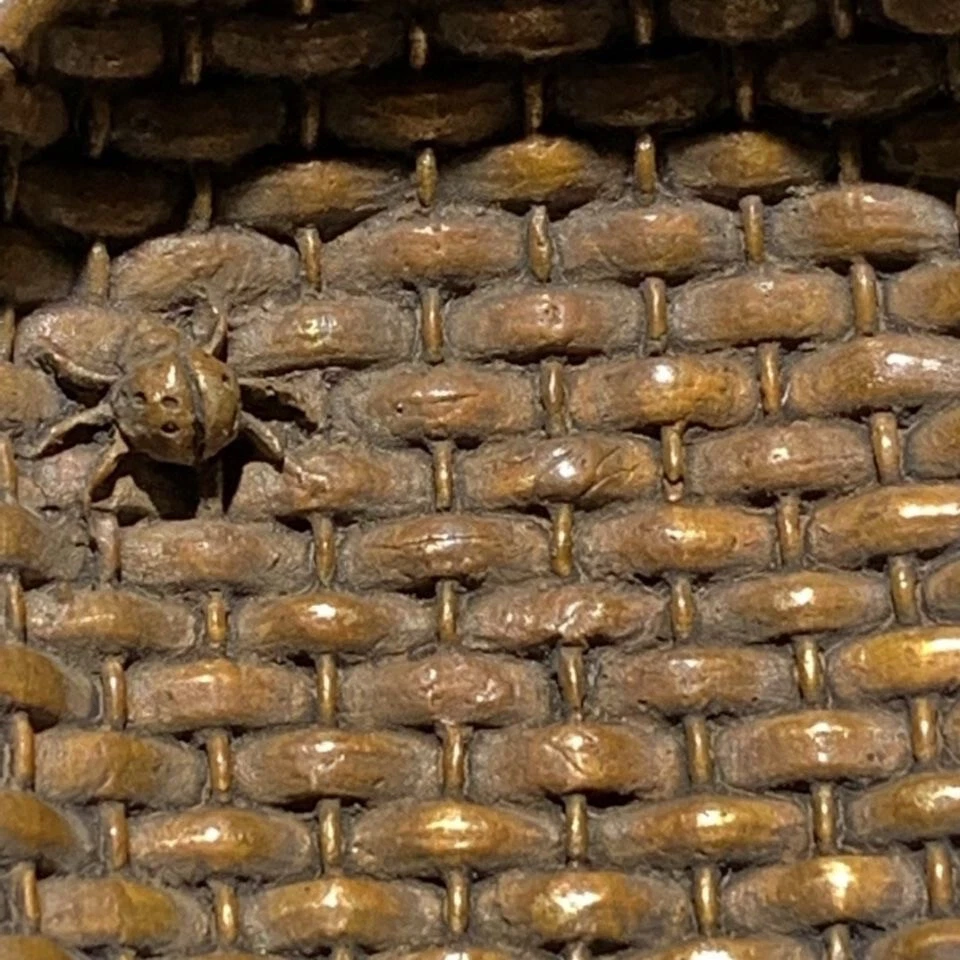 Arte Colección China Cobre Buena Cosecha Recogedor Figura Estatua Regalo Foto 4 de 4