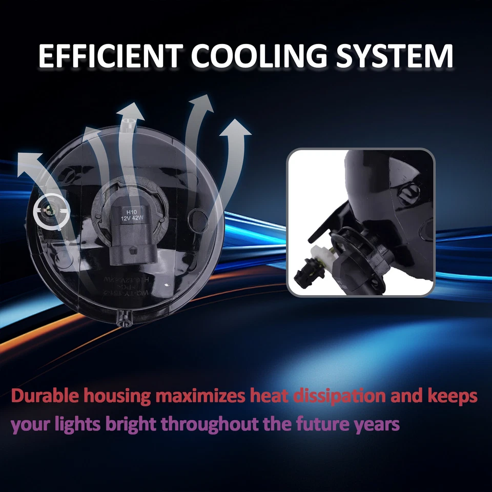 Luces antiniebla transparentes con bombillas para Toyota Tacoma 2005-2011 Tundra 2007-2013 Foto 4 de 4