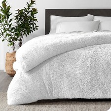 Shaggy Fleece Duvet Cover - Plush Duvet Cover - Super Soft by Bare Home