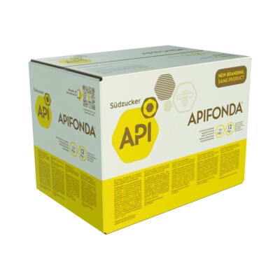 Apifonda  Bienenfutter 12kg (12 x 1kg)  Karton Futterteig Südzucker